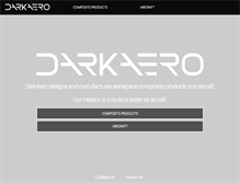 Tablet Screenshot of darkaero.com